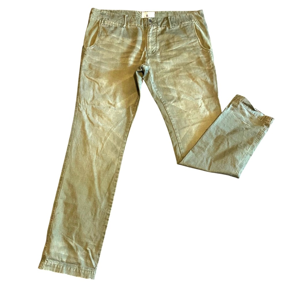 PRPS Chino Pants Gorpcore Workwear Streetwear Mens 38 Olive Green